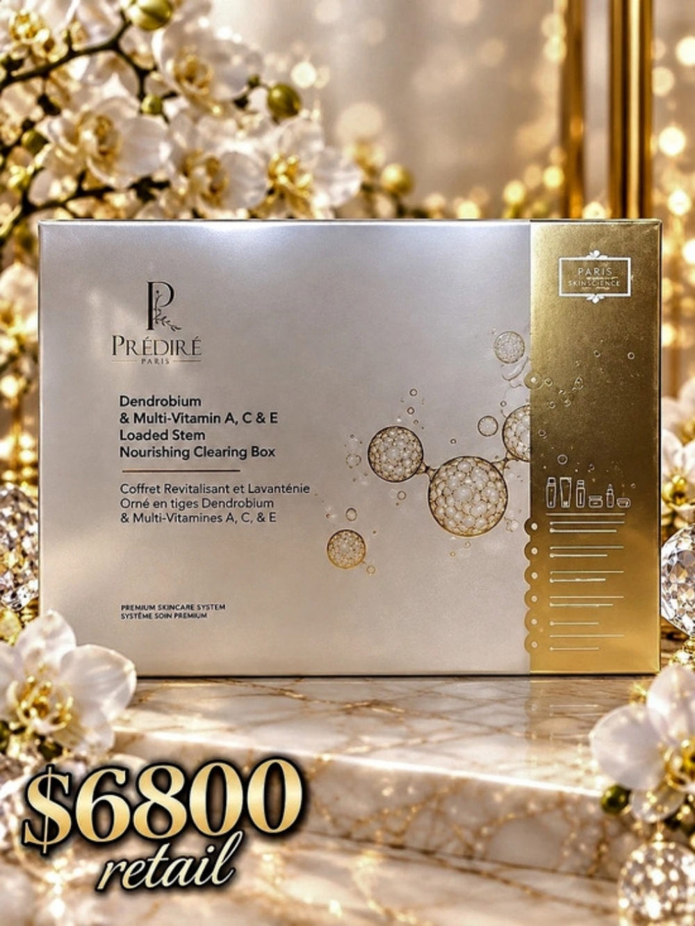 Predire Dendrobium & Multi-Vitamin A, C & E Loaded Stem Nourishing Cleaning Box